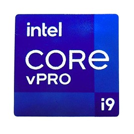 VATH Sticker Compatible with Intel Core i9 vPRO 14 x 14mm / 9/16" x 9/16" [1102]