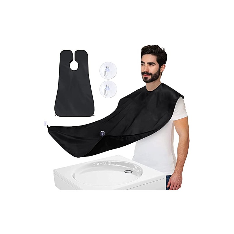 Delantal para barba para hombre, para afeitar, para barba y