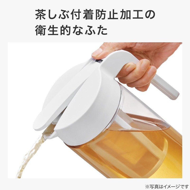 NITORI 8995221 Tea Strainer, One Push Water Bottle with Tea