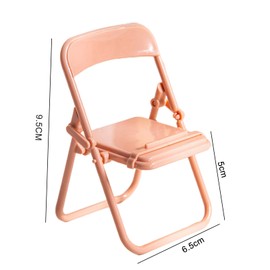 5Pcs Multicolour Simulation Mini Folding Back Small Chair Model Dollhouse Doll House Miniature Plastic Scene Props for Micro Landscape Dollhouse Furniture Mini Chair Dollhouse Accessories (1/12)
