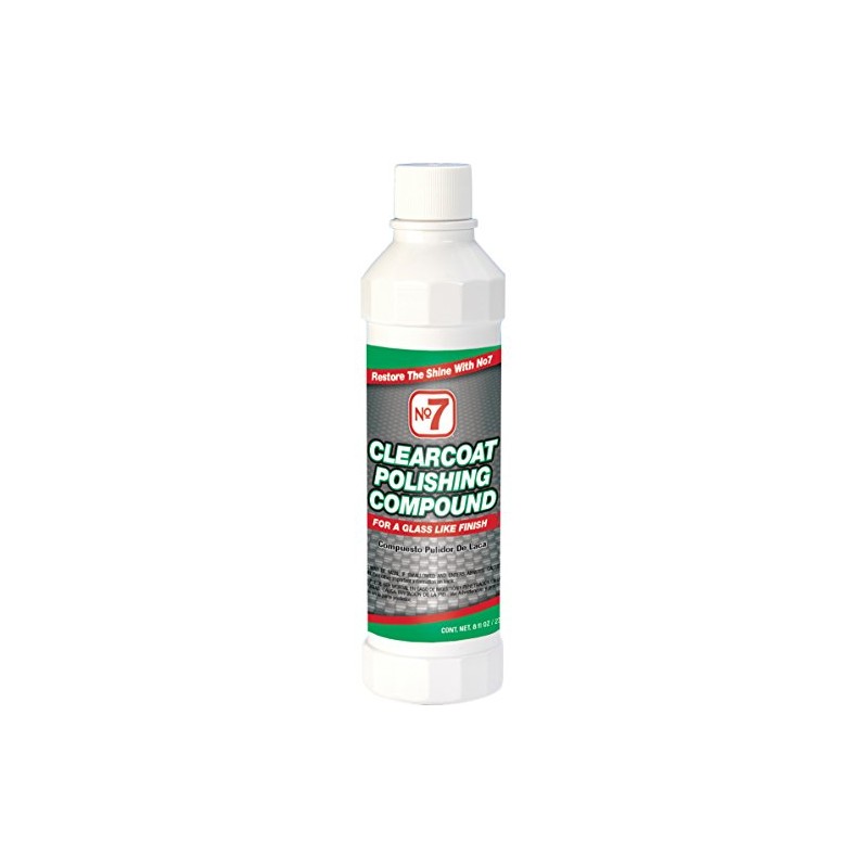 No.7 Clearcoat Polishing Compound - 8 Fl Oz - for