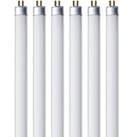 BULBMASTER F8T5CW Fluorescent Bulbs 12 Inch - F8T5 8W Cool White 4100K 12" Under Cabinet Light Bulbs Linear T5 380 Lumens - Under The Counter Small Fluorescent Light Bulb - Pack of 6
