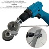 Metal Nibbler Drill Attachment Electric Shears Sheet Cutter Tool Adapter