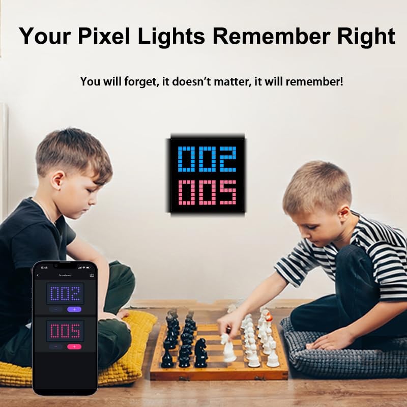 Seyxicnor Pixel Art Display 16x16 RGB, Animation LED Pixel Art