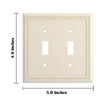 Henne Bery Sunken Pearls Heavy Duty Decorative Wall Plate Switch