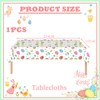 YAAVAAW 137 * 274cm Easter Tablecloth,Easter Party Decorations Tablecloth,Large Rectangular