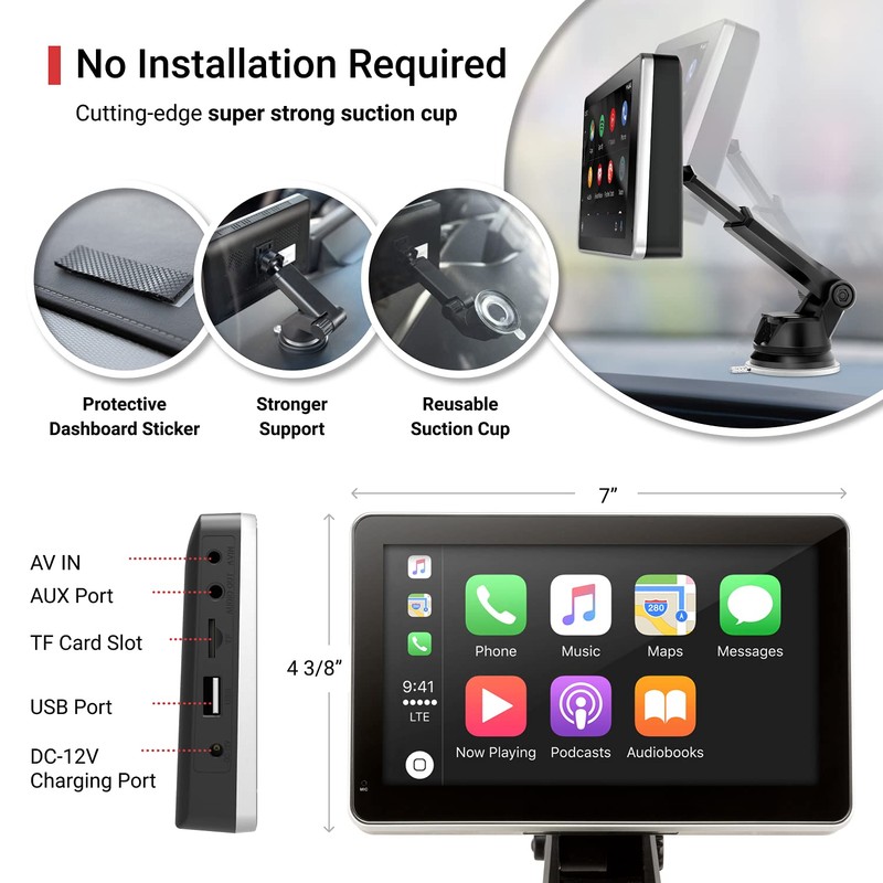 Car and Driver INTELLIDASH with Apple Carplay and Android Auto,