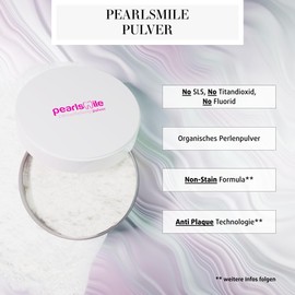 PearlSmile Tooth Powder: For those who want a radiant smile - natural teeth whitening, more effective than toothpaste, for white teeth. Now teeth bleach and radiate!