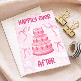 Podagree Happy Ever After Funny Birthday Card - For Boyfriend Girlfriend Wife Husband Fiance - Cute Humor - Card For Couple Partner Lover