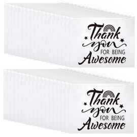 Reginary 50 bolsas de cosméticos de EVA para mujeres con texto en inglés "You Are Braver", con cierre, regalo de cumpleaños para Navidad, hija, hermana, amiga, Clásico impresionante