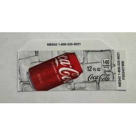 Unbranded Coke Vending Machine Flavor Strip 12oz For Vendo, Dixie Narco