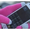 Touch Screen Gloves Rose