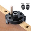Dowel Drill Guide Set, Gasea 3-Hole Drill Bit Guide Jig