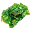 Lotus Leaf Frog Jewelry Box Hand Painted Innovative Metal Jewelry