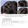 10pcs Z Shaped Wide Tooth Comb Stylish Portable Double Sided