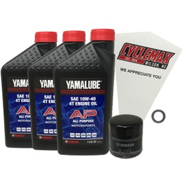 Cyclemax Oil Change Kit compatible with 2018-2023 Yamaha XSR700