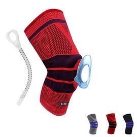 Canotagio Rodillera de Gel. Rodillera Soporte para Pierna de Compresión Acolchada con Gel. Brinda Estructura de Soporte para Prevención y Recuperación de Lesiones. para Cualquier Deporte.