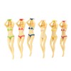 6PCS Funny Golf Tees Plastic Lady Bikini Girl Golf Tees
