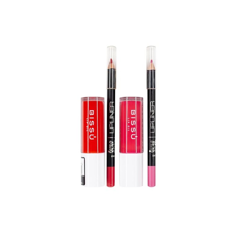 Kit Viral Labios, Lip Oil Bissu y Delineador Ivy Cosmetics