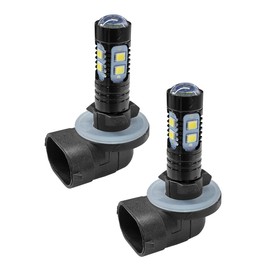 DUSCOKE 2PCS Bright 50W 881 LED Fog Light Bulbs, High-Power 6000K 881, 889, 862, 886, 894, 896, 898 LED DRL Daytime Running Lights, Xenon Cool White Headlight Bulbs Replacement for Car, Truck (White)