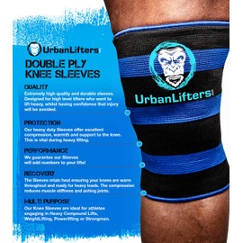 Urban Lifters Knee Wraps Two Layer (Pair) (L)
