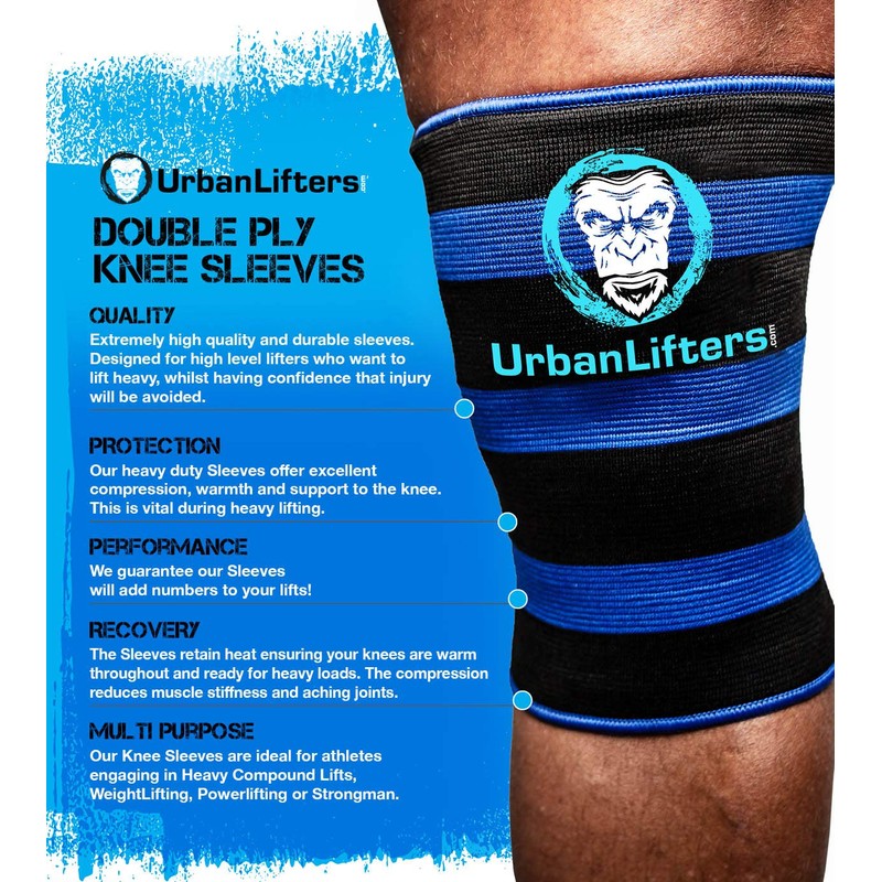 Urban Lifters Knee Wraps Two Layer (Pair) (L)