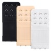 Yolev 3 Pieces Women's Bra Extenders Stretchy Bra Extension Strap