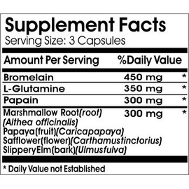 Digestive Enzyme Support // 180 Capsules // Pure // by PureControl Supplements