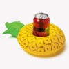 Tropical Pineapple Inflatable Pool Float and Pool Toy Drink Holder