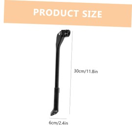 Mikinona Wear Resistant Replacement Bike Kickstand Aluminum Alloy Bicycle Parking Stand for Mountain and Road Bikes with Stable Support for Outdoor Riding