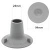 Qty: 4x Large Based Suction Leg Tips Rubber Ferrules for