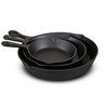 Jim Beam HEA Set of 3 Pre Seasoned Cast Iron