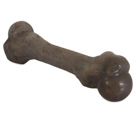 Pet Qwerks Zombie BarkBone - Nylon Dog Bone for Moderate Chewers - Bacon Flavor - 4"