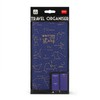 Legami - Blue Travel Document Bag Travel Organizer ID Holder