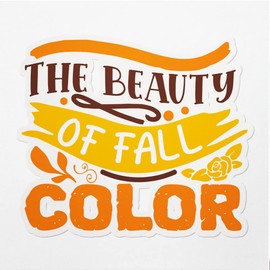 Decal Stickers of The Beauty of Fall Color Premium Indoor (No Waterproof) Vinyl Decal Stickers for Laptop Phone Accessory Helmet Car Window Mug Tuber Cup Door Wall Decoration ANDVER3g9347bBL