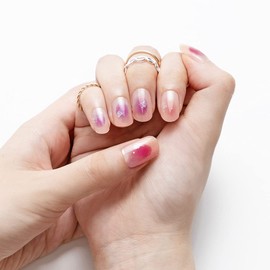 BEAUTYAVENUE Real Gel Nail Stickers, Color: Trinity Rose