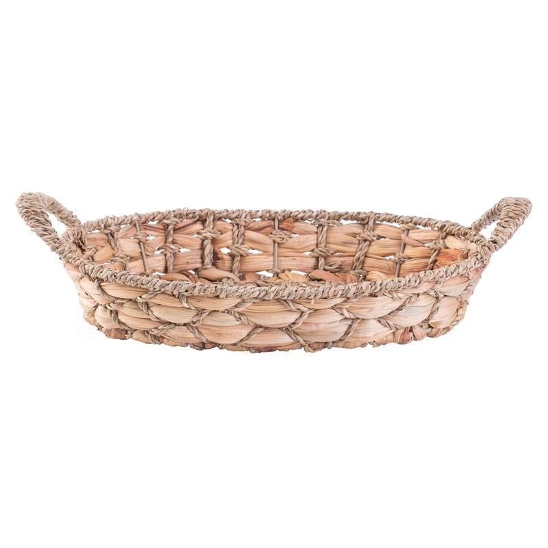 Seagrass Fruit Bread Basket Tray with Handles (Small)