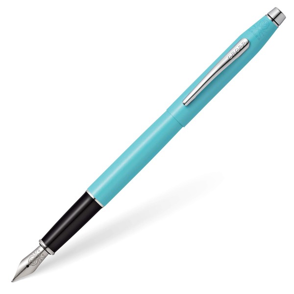 Cross Classic Century Sea Foam Pearlescent Lacquer Fountain Pen with Polished Chrome Appointments