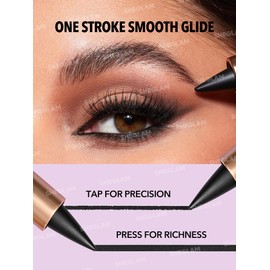 SHEGLAM Ez Glide Matte Eyeliner Pencil Highly Pigmented Black Smoky Eyes Pencil Smudge-Proof Long-Lasting Ultra-Fine Eyeliner Blendable Smooth Cat Eye Eye Make Up Black