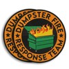 MAIANEY (Set 2 pcs) Dumpster Fire Response Team Patch Dumpster