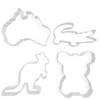 Australia Crocodile Kangaroo Koala Cookie Cutter Pack - 3 Sizes