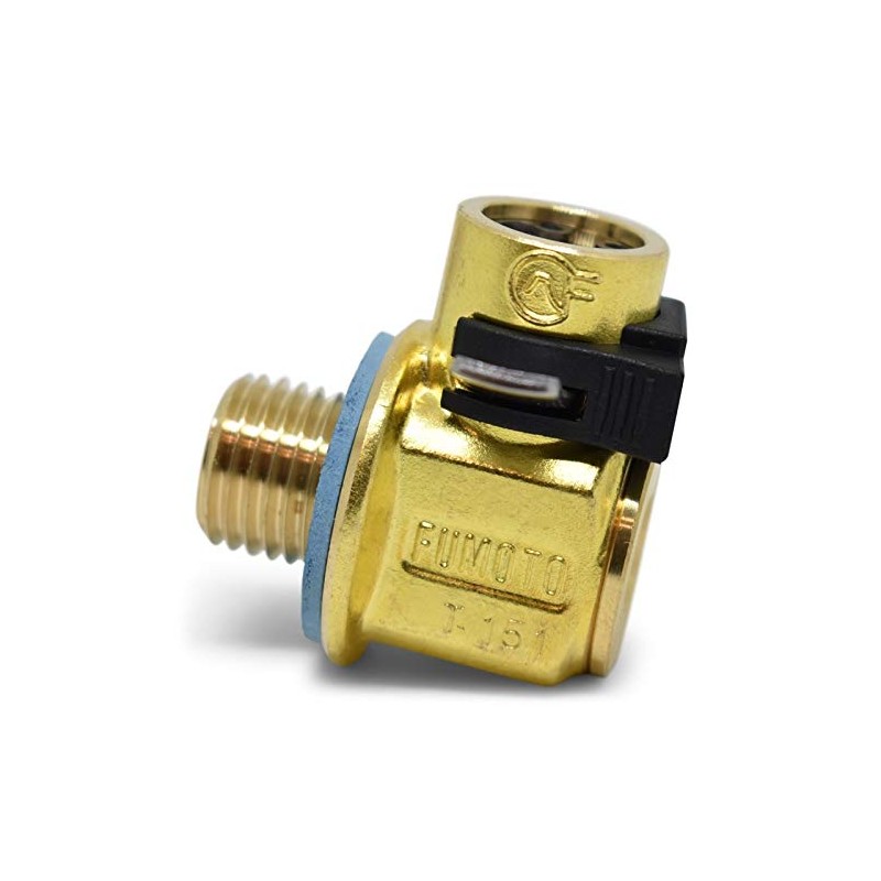 Fumoto F-133: STANDARD VALVE WITH 12MM-1.25 THREADS WITH LEVER CLIP