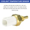 QKYS 1PCS Coolant Temperature Sensor, 37870-PNA-003 37870-PLC-004 Engine Water Coolant