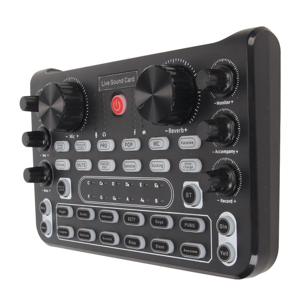 Sound Mixer Board, Professional Bluetooth Audio Mixer Sound Board Console,