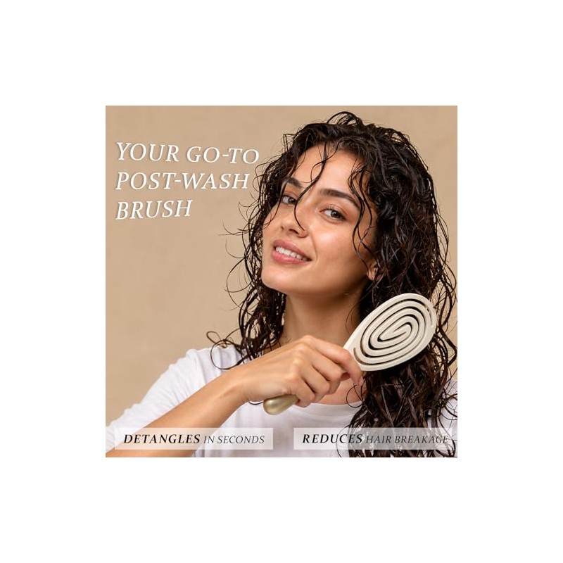 Cepillo desenredante ventilado para el cabello, ideal para mujeres y