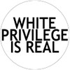White Privilege is Real - Circle Sticker Decal 3" x