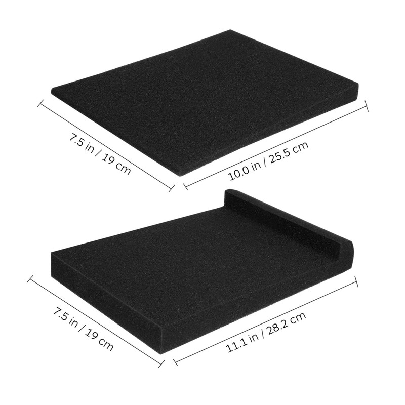 WHAMVOX Acoustic Foam Speaker Isolation Pads Pieces Sound Proofing Panels