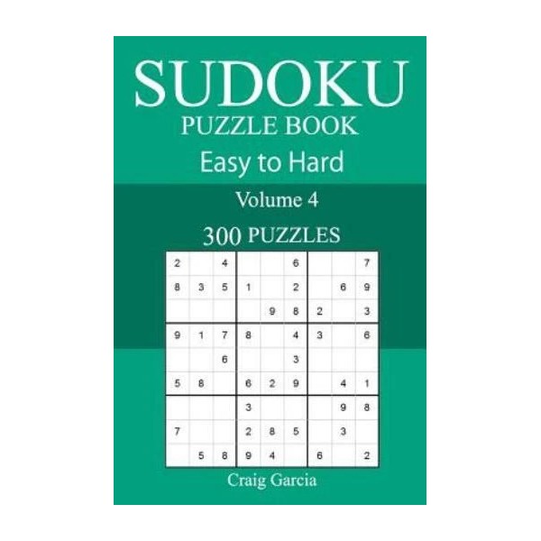 300 Easy To Hard Sudoku Puzzle Book