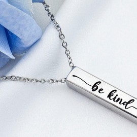 Be Kind Of a b Sister Necklace Best Friend Jewelry Hidden Message Best Friends Sorority Sisters Friendship Jewelry Gift keyring White Elephant Gifts For Women Adults Stocking Stuffer For Women