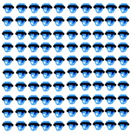 100 Pcs Door Liftgate Body Side Wheel Flare Rocker Moulding Retainer Clip 87756-1F000 Fit for Kia Hyundai Elantra Santa Fe Kona Palisade Tucson Veloster Cadenza Forte NIRO Soul Sportage 877561F000